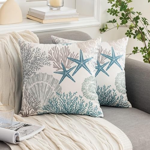 Tritard Coastal Pillow Covers Set of 2 - Image 2