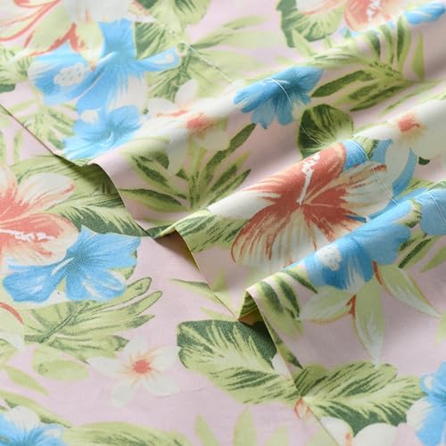 Elegant Comfort 6-Piece Sheet Set Deep Pocket Floral, Cal King - Image 6