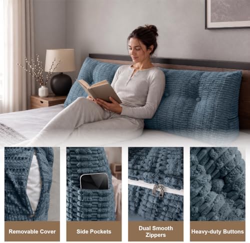 Headboard Pillow King, Triangle Pillows - Image 6