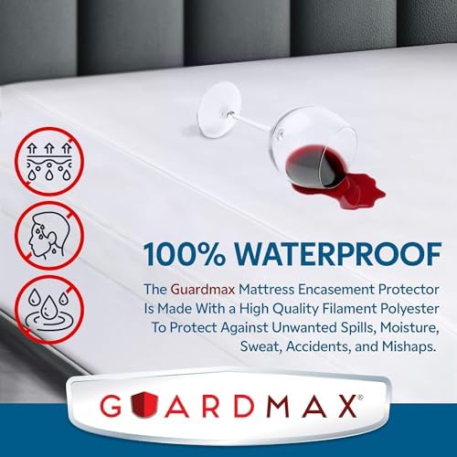 Guardmax Queen Mattress Protector Zippered, Bed Bug Mattress Cover - Image 3