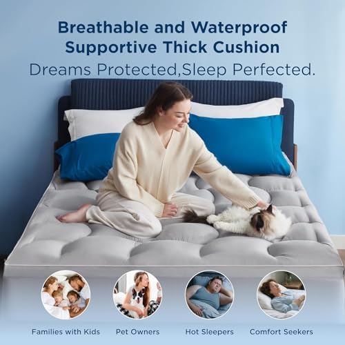 Bedsure Waterproof Mattress Topper Queen - Image 3