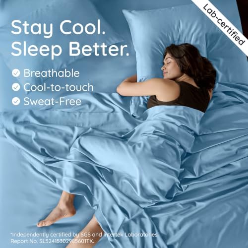 Bambaw Full Sheet Set 4pcs – 100% Viscose Derived from Bamboo Cooling Sheets - Image 3