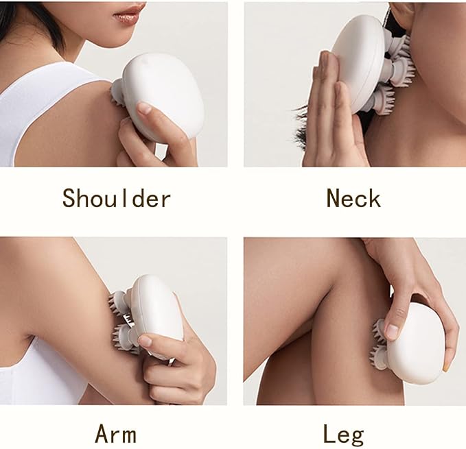 Electric Scalp Massager, Head Scratcher Mimics Four-Finger Kneading Massage - Image 5