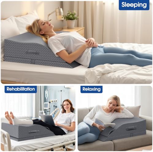 Elevation Pillows for Leg After Surgery, Adjustable Wedge Pillow - Image 5