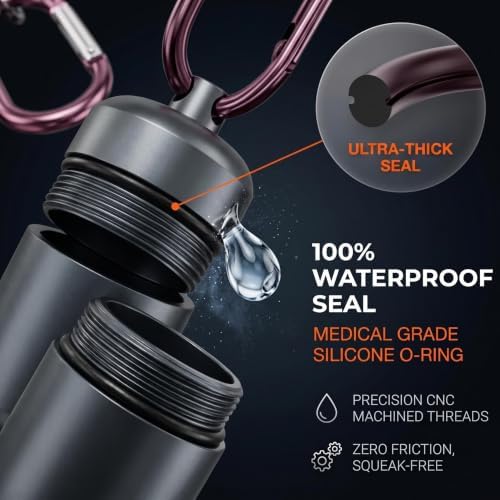 4 Pack Waterproof Aluminum Earplug Case - Image 4
