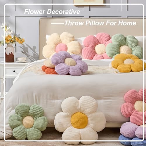 XIAIJIA Flower Pillow, Daisy Throw Pillows, Flower Cushion - Image 6