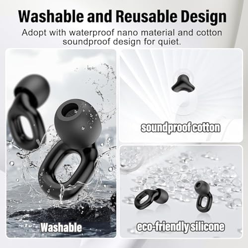 Ear Plugs for Sleeping, 35dB Noise Reduction Hearing Protection EarPlugs - Image 5