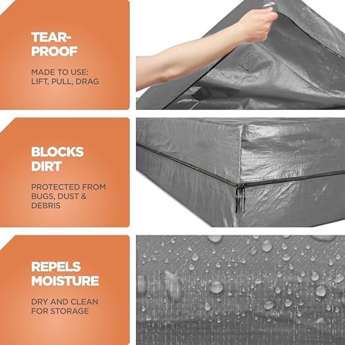 Mattress Bags For Moving With 8 Handles Twin XL Mattress Moving Bag – - Image 6