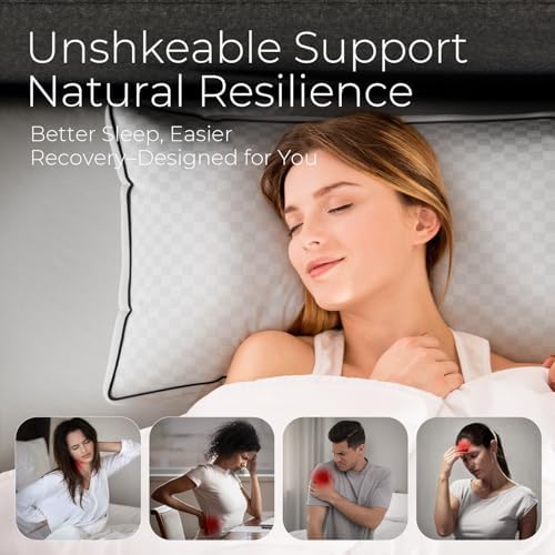 Sweetnight Pillows Queen Size Set of 2, Bed Hotel Pillows, Almohadas para Dormir - Image 2