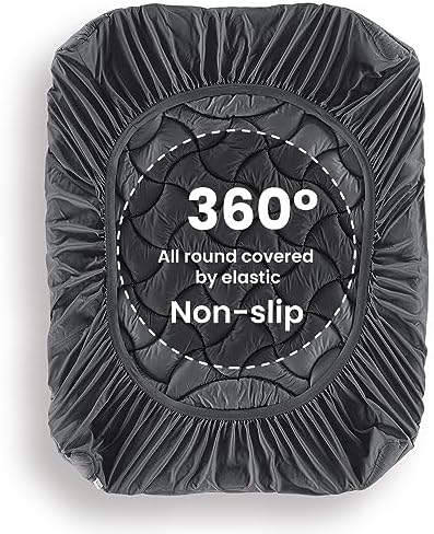 SLEEP ZONE Full Size Cooling Mattress Topper - Image 5