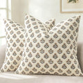 YCOLL Farmhouse Floral Pillow Covers 20x20 Set of 2, Rustic Country Decorative by PillowCoversExpert