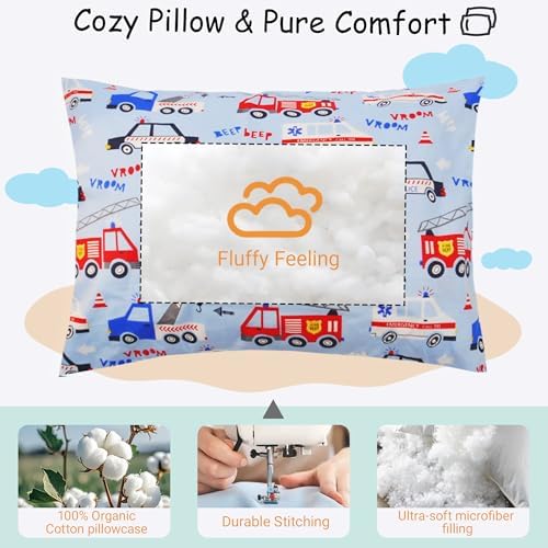ZPECC Toddler Pillow with Pillowcase 2 Pack - Image 5