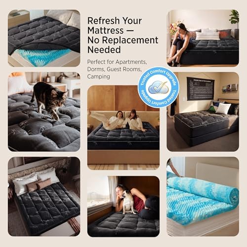 Bedsure 5" Memory Foam Mattress Topper Twin XL, Viscose Made from Bamboo - Image 6