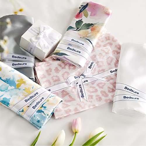 Bedsure Satin Pillowcase with Zipper, Pillow Cases Queen Size Set of 2 - Image 5