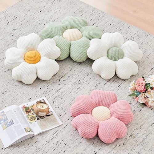 Kcvvcr Flower Throw Pillow, Cute Flower Shaped Pillow Decorative Throw Pillow - Image 5
