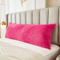 JAUXIO Faux Fur Fluffy Body Pillow Cover Luxury Shaggy Plush Decorative Solid by JAUXIO