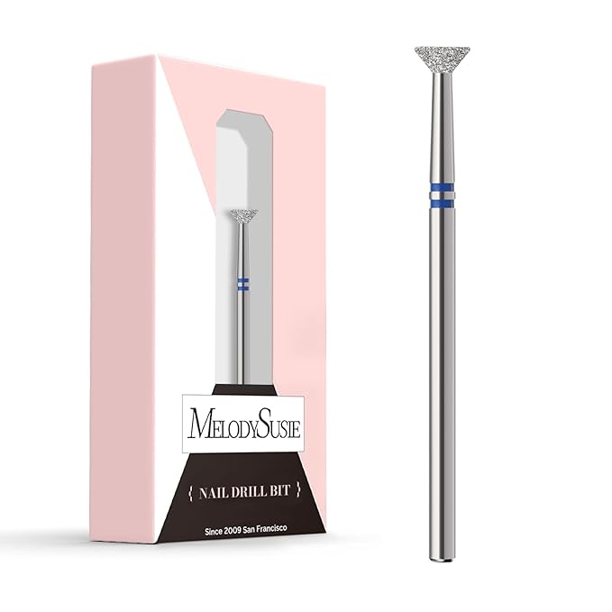 MelodySusie 5mm Inverted Tapered Cuticle Clean Nail Drill Bit 3/32'', by MelodySusie