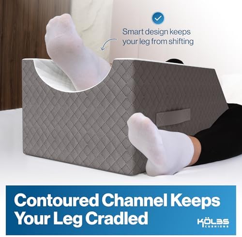 Kölbs Single Leg Elevation Pillow, Post Surgery Leg Pillow, Stylish Chic - Image 4