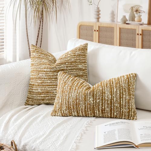 Artscope Throw Pillow Cover 16x16 Inch Set of 2 Super Thick Pillow Cover - Image 6
