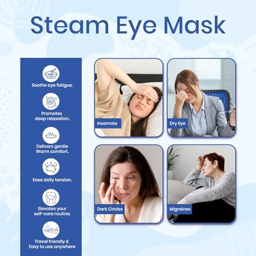 LANNA Heated Steam Eye Mask, Disposable 120 Minutes - Image 5