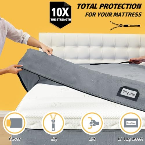 Mattress Bags for Moving and Storage, BETU Waterproof Mattress Protector Full - Image 2
