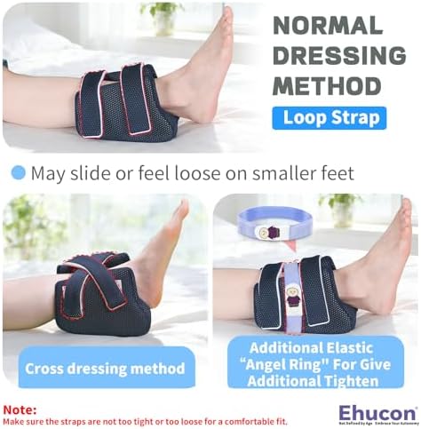 3D Heel Protectors for Pressure Sores, Ankle Elevation Pillow Foot Support - Image 6