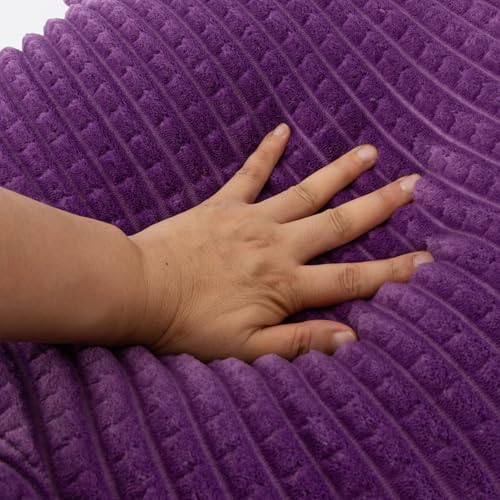 A Nice Night Purple 18.5" Bed Wedge Reading Pillows - Image 7