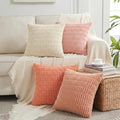 Fancy Homi 4 Packs Decorative Throw Pillow Covers by Fancy+Homi