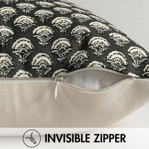 MIULEE Floral Print Decorative Pillow Covers 18x18 - Image 6