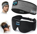 Sleep Mask and Bluetooth Headband Headphones Combo, Finally Sleep Through the by Perytong