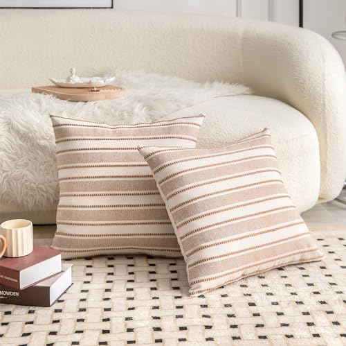 Cethom Decorative Boho Throw Pillow Covers, Farmhouse Textured Pillow Case - Image 3