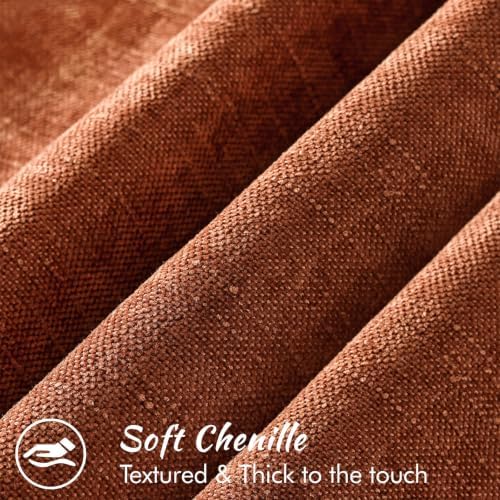 decorUhome Chenille Decorative Throw Pillow Covers 16x16 Set of 2 - Image 2