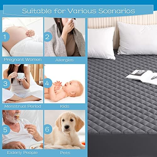 GRT Twin XL Size Waterproof Mattress Pad - Image 5