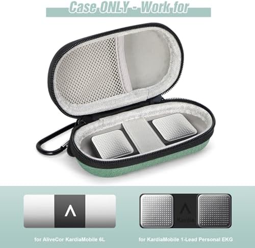 Mini Earbud Case, Small Oval Hard Shell Carrying Pouch Bag - Image 4
