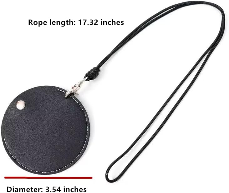 HORNO 1 Pcs Black Soft Leather Earplugs Case Pendant - Image 5