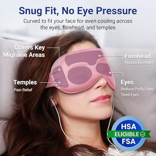 Self Care Gift for Women, Cooling Eye Mask for Puffy Eyes, Tired Eyes, Headache - Image 5