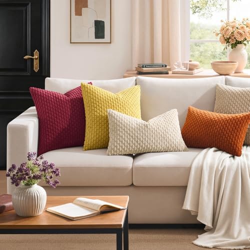 Kevin Textile Soft Corduroy 14"x24" Lumbar Pillow Cover 1 Pack - Image 6