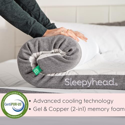 Sleepyhead Queen Mattress Topper Super 3 Inch, Cooling Gel & Copper Memory Foam - Image 6