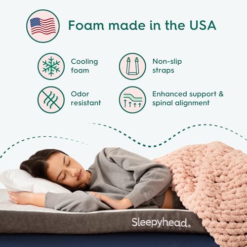 Sleepyhead Full Size 3 Inch Mattress Topper Super, Thick Cooling Gel & - Image 4