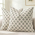 YCOLL Farmhouse Floral Euro Sham Pillow Covers 24x24 Set of 2, Rustic Country by PillowCoversExpert