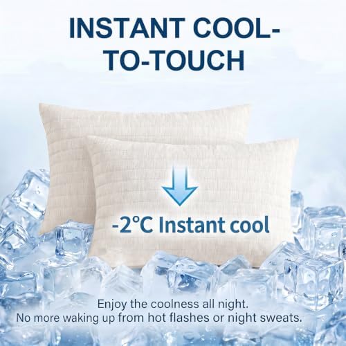 Swift Home Cooling Pillow Cases Standard Size Set of 2 - Image 2