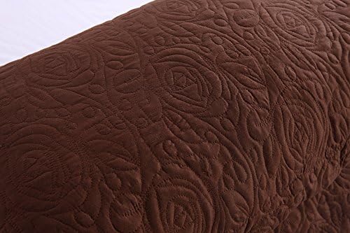 MarCielo 2-Piece Embroidered Pillow Shams, King Decorative Microfiber Pillow - Image 4