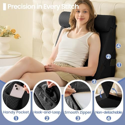 Sasttie Adjustable Wedge Pillow Set - Image 5