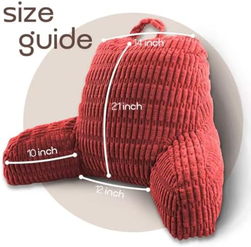 Reading Pillows for Bed Back Rest Pillow for Sitting up - Image 3
