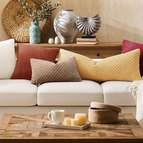 Kevin Textile Soft Corduroy 12"x24" Lumbar Pillow Cover 1 Pack - Image 6