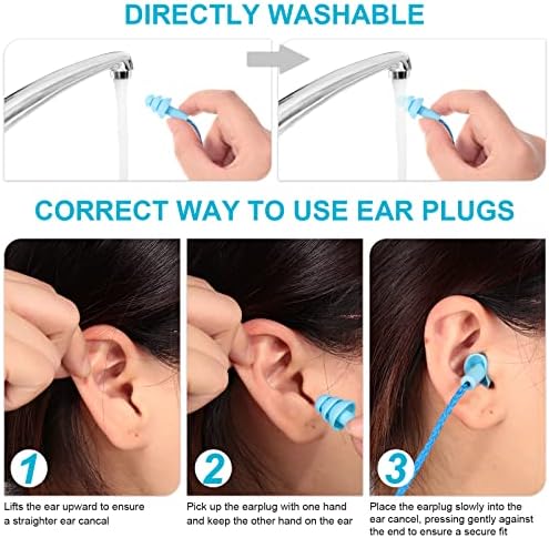 Tondiamo 200 Pairs Ear Plug Bulk - Image 4