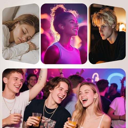 JUSTRVN Ear Plugs for Concert, 2 Pairs of Noise Reduction Earplugs 25dB-30dB - Image 5