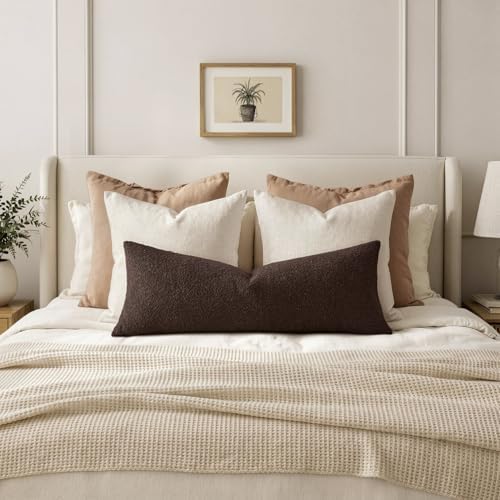 MIULEE Textured Boucle Lumbar Pillow Cover - Image 3