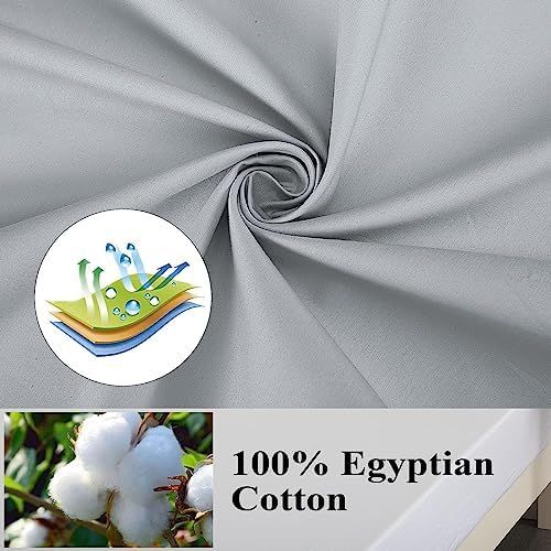 100% Egyptian Cotton Toddler Pillowcases Set of 4 - Image 4