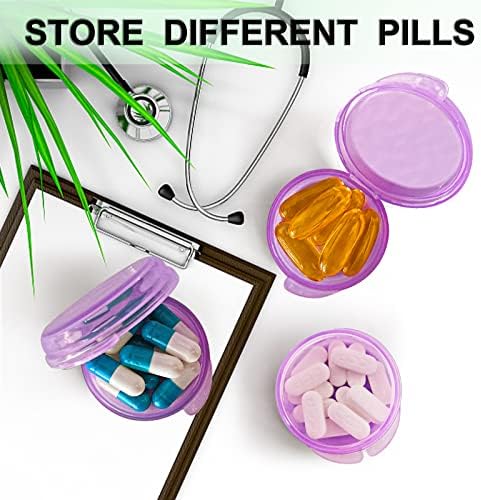 UHOUSE Small Pill Box, Daily Mini Pill Organizer Portable - Image 4